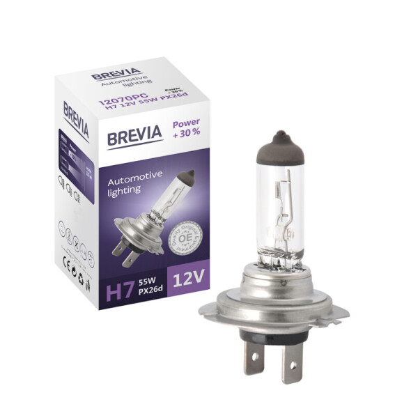 

Галогеновая лампа BREVIA H7 POWER +30% 12070PC