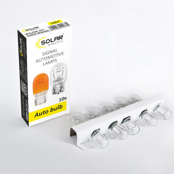 

Галогеновая лампа SOLAR W21/5W 12V W3x16q (1267)