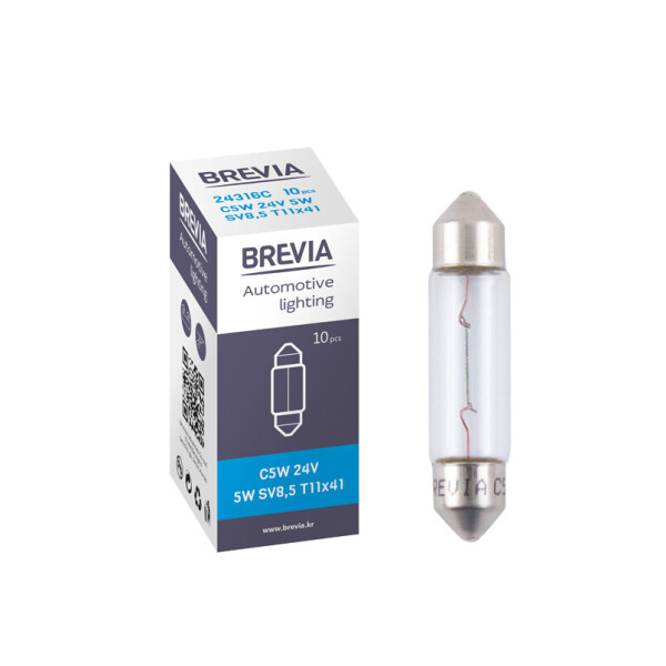 

Галогенная лампа BREVIA C5W 24V 5W 24316C