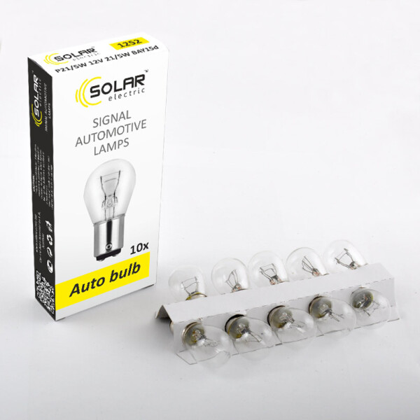 

Галогеновая лампа SOLAR P21/5W 12V (1252)