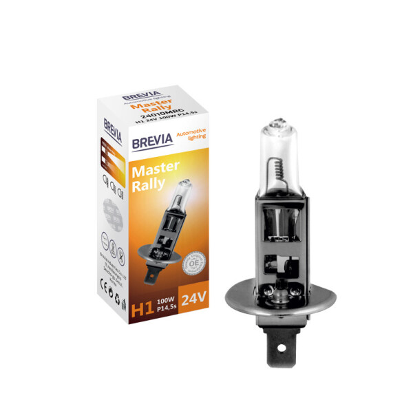 

Галогеновая лампа BREVIA H1 MASTER RALLY 24010MRC