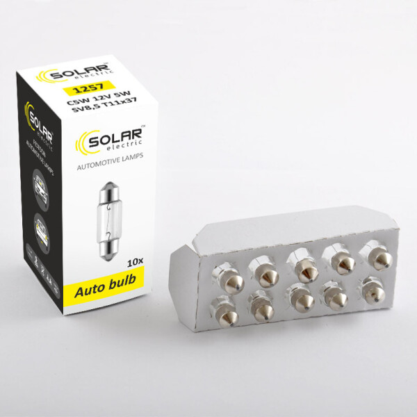 

Галогеновая лампа SOLAR C5W T11x37 12V (1257)