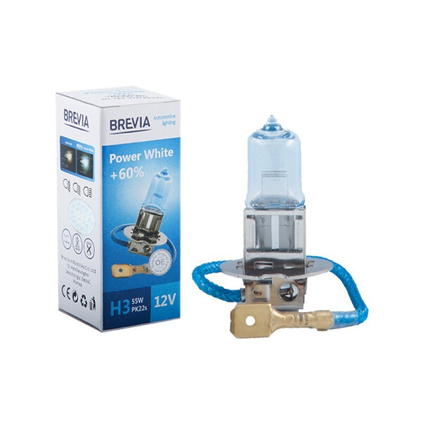 

Галогеновая лампа BREVIA H3 POWER WHITE +60% 12030PWC