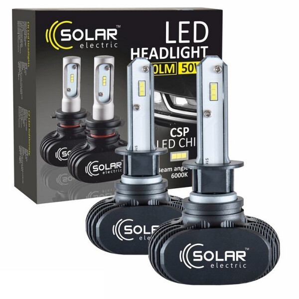 

Светодиодные лампы SOLAR H1 12/24V 6000K 4000Lm 50W Seoul CSP (8101)