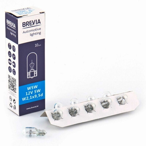 

Галогенная лампа BREVIA W5W 12V 5W 12308C