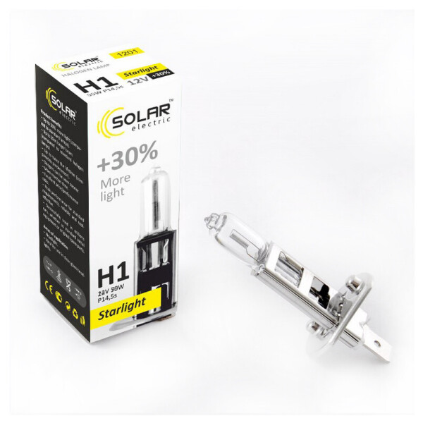 

Галогеновая лампа SOLAR H1 +30% 12V 1201
