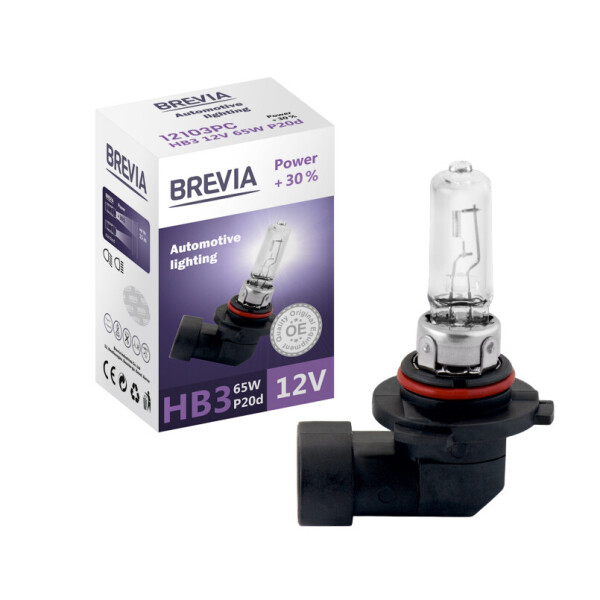 

Галогеновая лампа BREVIA HB3 POWER +30% 12103PC
