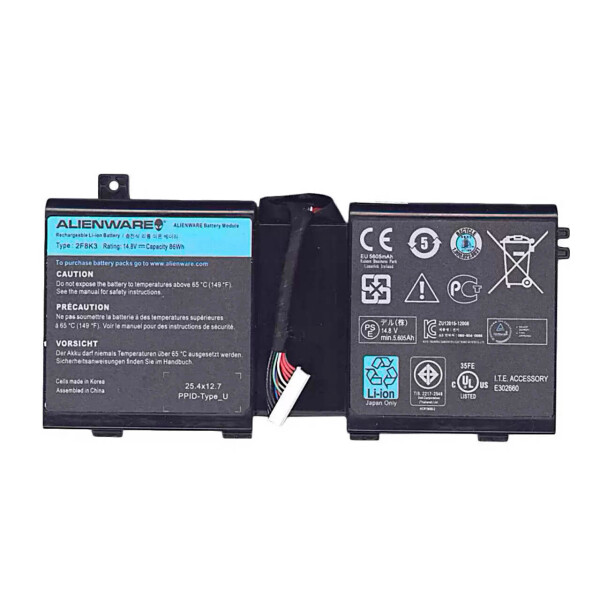 

Аккумуляторная батарея для ноутбука Alienware 17 R1 (2F8K3) ( 68743 )