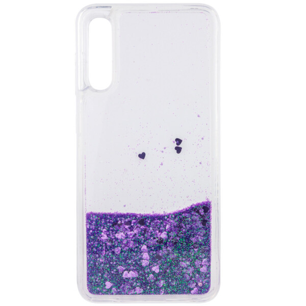 

TPU чехол Liquid hearts для Samsung Galaxy A50 (A505F) Фиолетовый (105466)