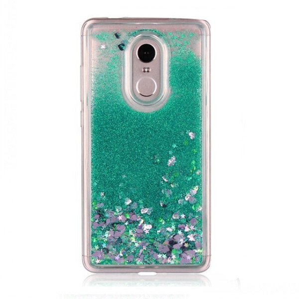 

TPU чехол Liquid hearts для Xiaomi Redmi Note 4X (Snapdragon) Бирюзовый (82568)