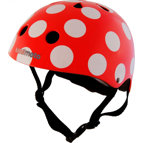 

детский Kiddimoto красный в белый горошек, размер M 53-58см (HEL-83-12)