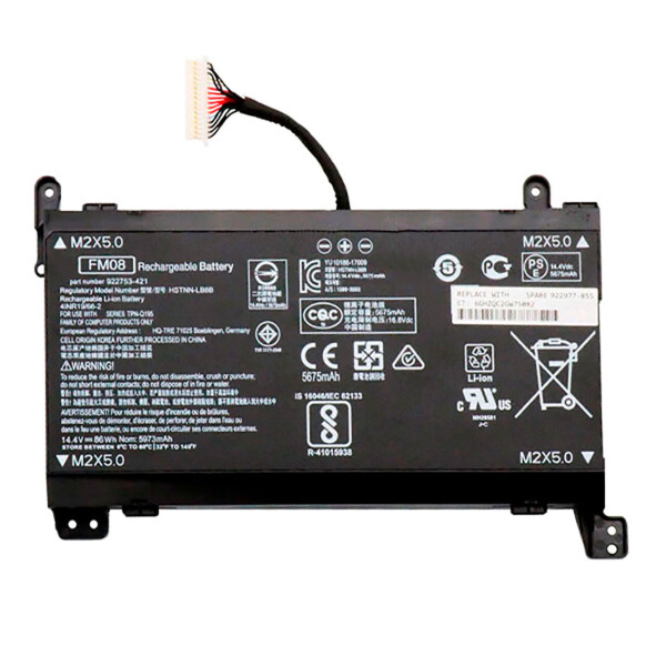 

Аккумуляторная батарея для ноутбука HP Omen 17-AN 17T-AN (HSTNN-LB8B) ( 73373 )