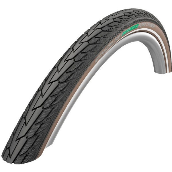

Покрышка 28x1.60 700x40C Schwalbe ROAD CRUISER K-Guard TwinSkin B/CO+RT HS484 GREEN, 50EPI (TIR-40-95)