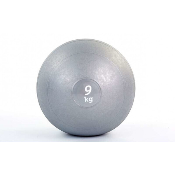 

Мяч набивной слэмбол для кроссфита Record SLAM BALL FI-5165-9 9кг Grey