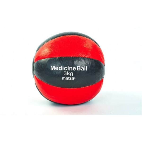 

Мяч медицинский медбол MATSA Medicine Ball ME-0241-3 3кг Black/Red