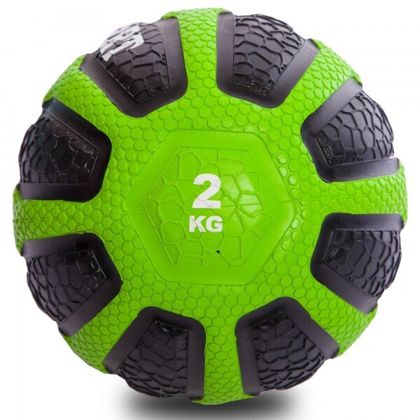 

Мяч медицинский медбол Zelart Medicine Ball FI-0898-2 2кг Green