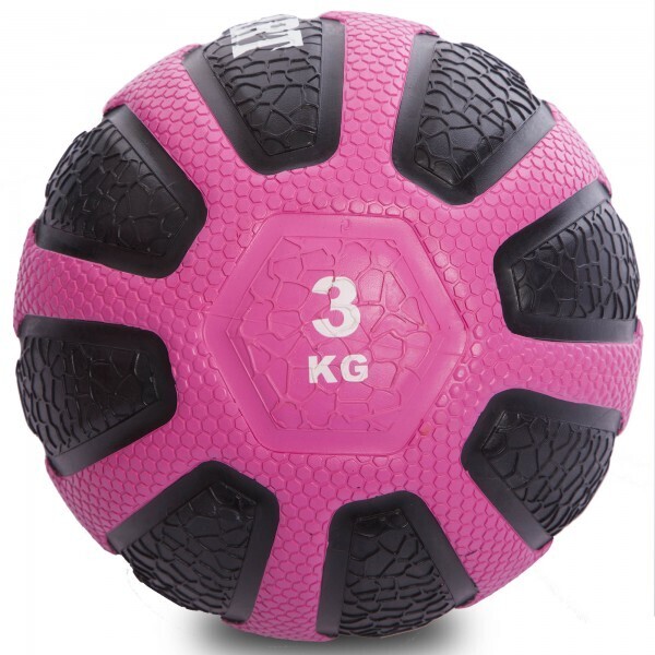 

Мяч медицинский медбол Zelart Medicine Ball FI-0898-3 3кг Pink