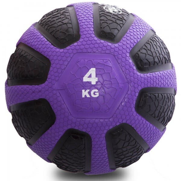 

Мяч медицинский медбол Zelart Medicine Ball FI-0898-4 4кг Violet