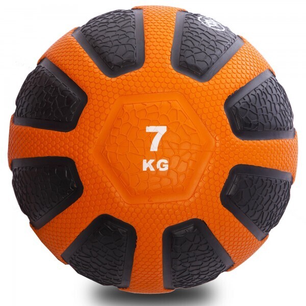 

Мяч медицинский медбол Zelart Medicine Ball FI-0898-7 7кг Orange