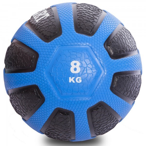 

Мяч медицинский медбол Zelart Medicine Ball FI-0898-8 8кг Blue