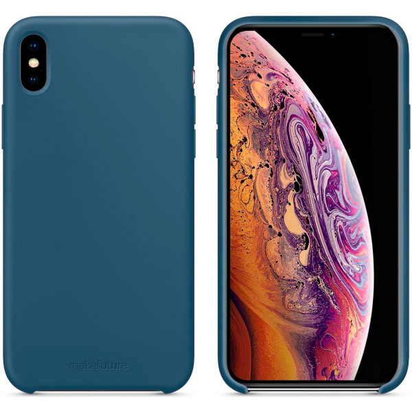 

кейс Makefuture Silicone Apple Iphone Xs Max Blue