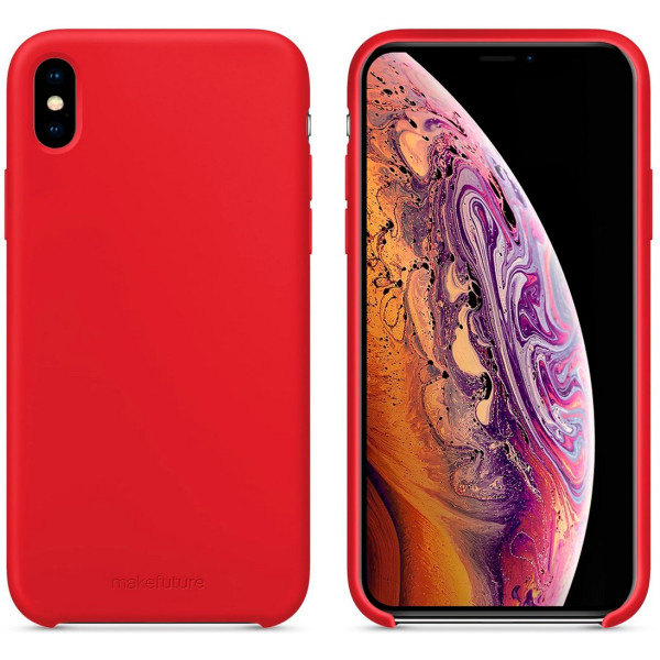 

кейс Makefuture Silicone Apple Iphone Xs Max Red