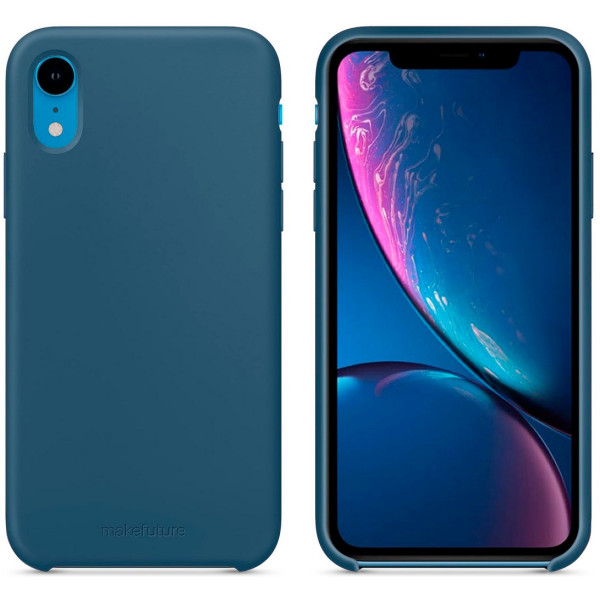 

кейс Makefuture Silicone Apple Iphone Xr Blue