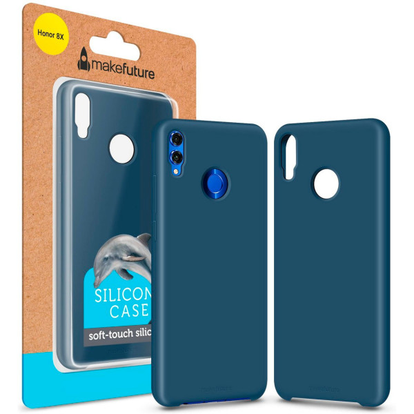 

Чехол кейс Makefuture Silicone Honor 8X Blue