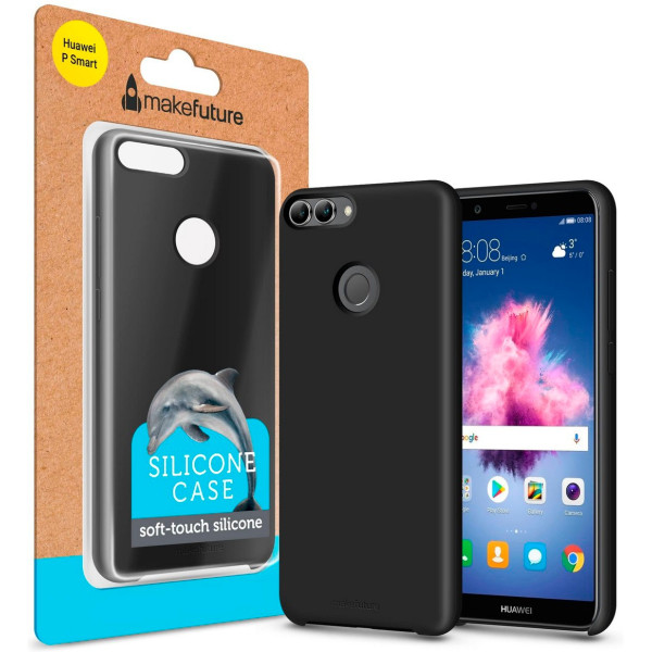 

кейс Makefuture Silicone Huawei P Smart Black