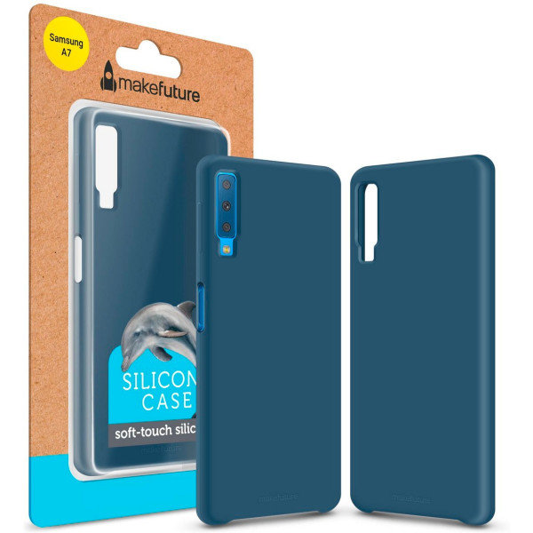 

кейс Makefuture Silicone Samsung A7 2018 (A750) Blue