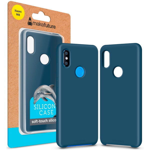 

Чехол кейс Makefuture Silicone Xiaomi Mi8 Blue