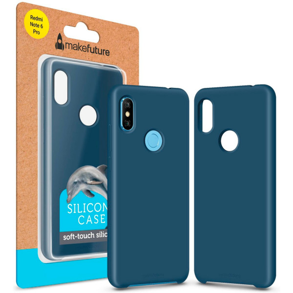 

кейс Makefuture Silicone Xiaomi Redmi Note 6 Pro Blue