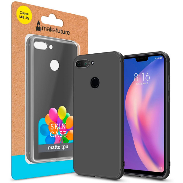 

Чехол кейс Makefuture Skin Xiaomi Mi8 Lite Black