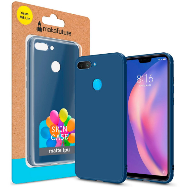 

Чехол кейс Makefuture Skin Xiaomi Mi8 Lite Blue