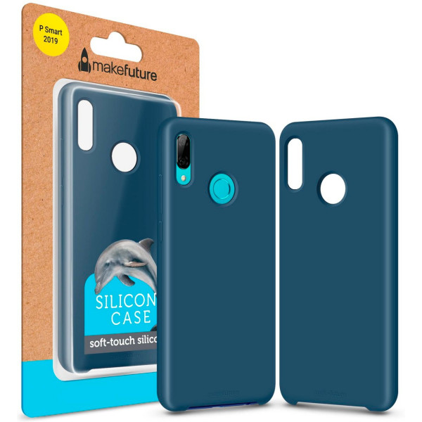 

Чехол кейс Makefuture Silicone Huawei P Smart 2019 Blue