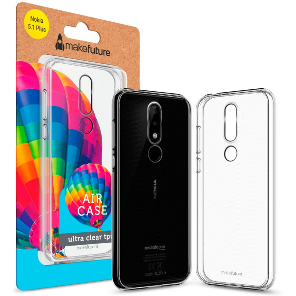

Чехол кейс Makefuture Air Nokia 5.1 Plus