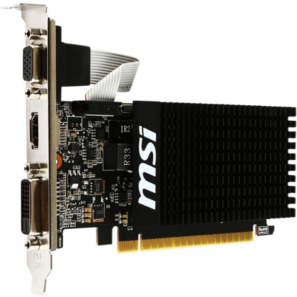 

Видеокарта MSI GF GT 710 2GB (GT 710 2GD3H LP)