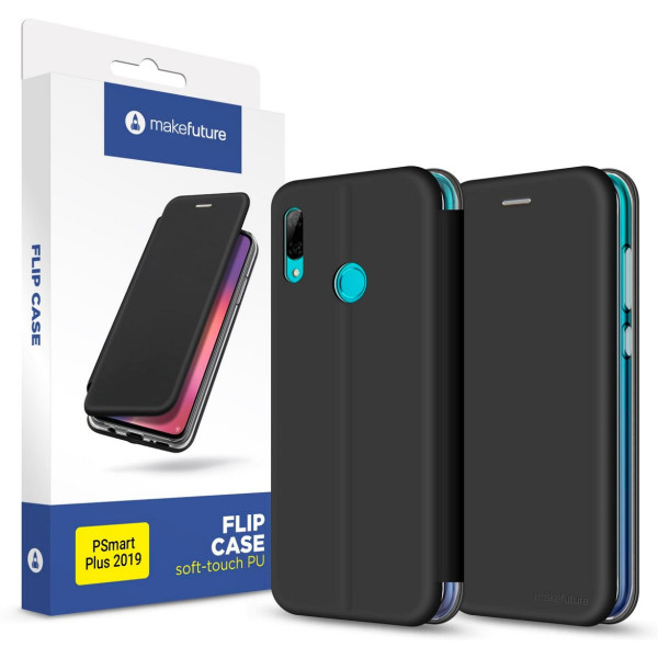 

Чехол кeйс Makefuture Flip Case Huawei P Smart + 2019 Black