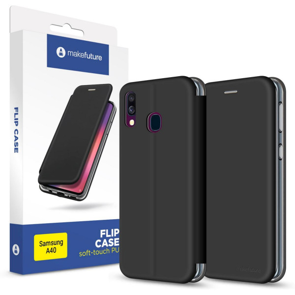 

кeйс Makefuture Flip Case Samsung A40 Black
