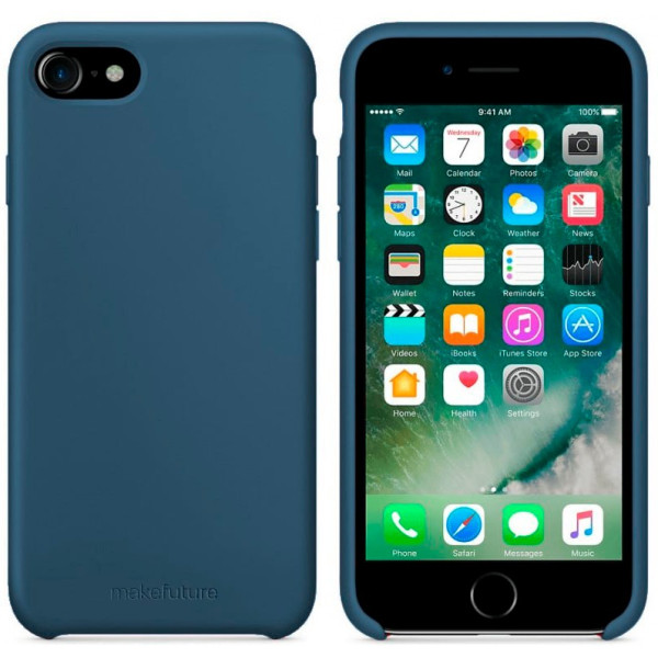 

кейс Makefuture Silicone Apple Iphone 7 Blue