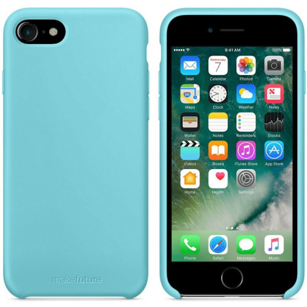 

кейс Makefuture Silicone Apple Iphone 7 Light Blue