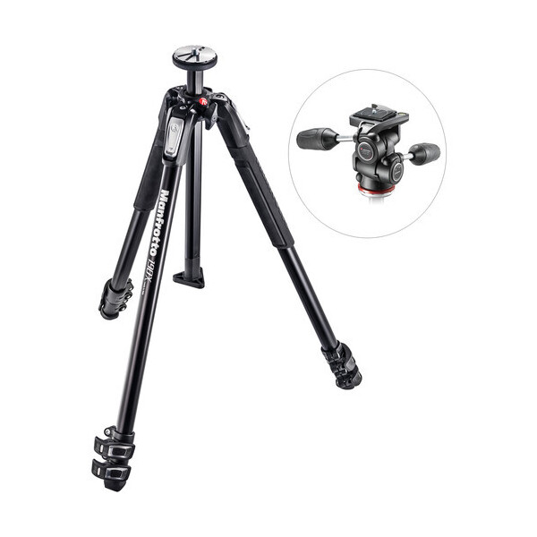 

Фотоштатив Manfrotto 190X ALU TRIPOD W 804 MK II (MK190X3-3W1)
