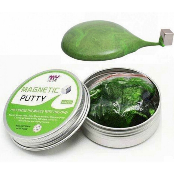 

Магнитный умный пластилин зелёный Magnetic Putty (148817323) Green