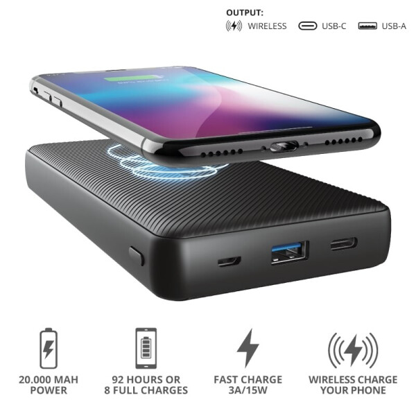 

Trust Primo QI 20000 mAh Wireless