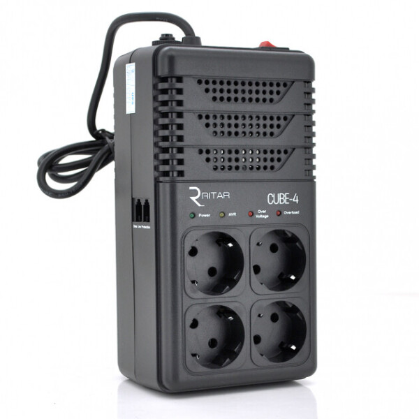 

Стабилизатор напряжения Ritar CUBE-4 800VA (480W)