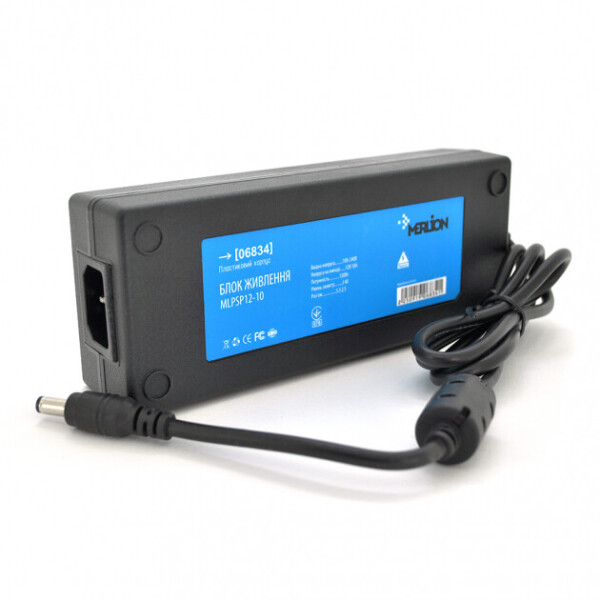 

Импульсный блок питания Merlion MLPSP12-10 12В 10А (120Вт)