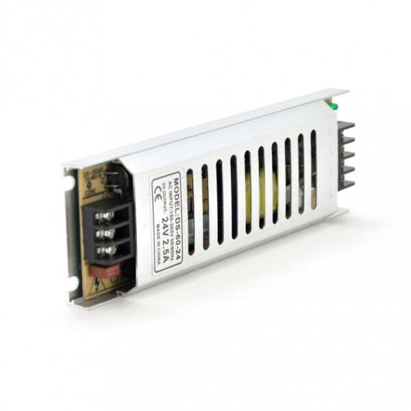 

Импульсный блок питания NRU DS-60-24 24В 2.5А (60Вт) SLIM