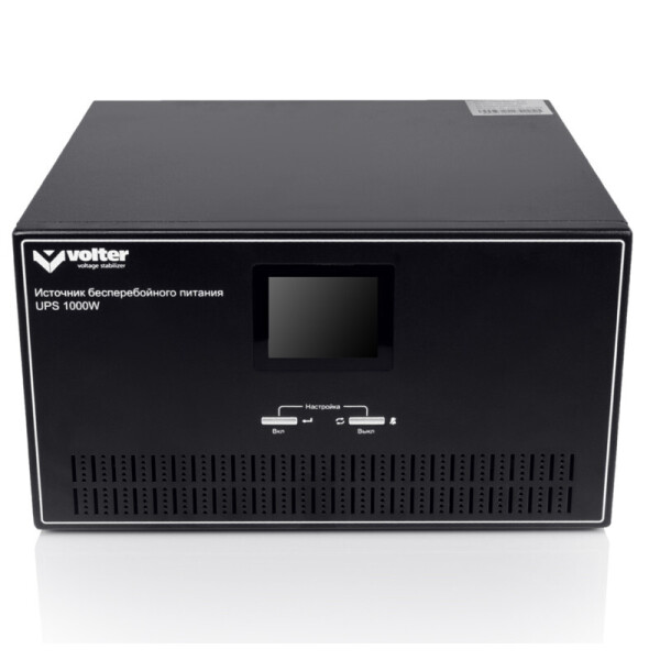 

ИБП Volter UPS-1000 (1000 Вт) с правильной синусоидой 12В