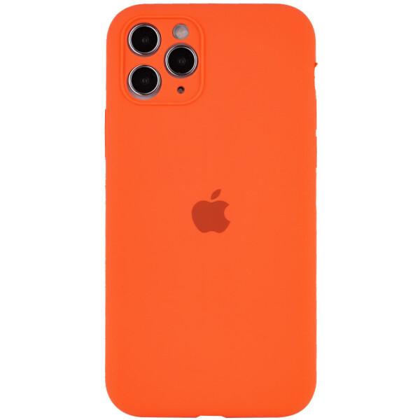 Чехол Silicone Case Full Camera Protective (AA) для Apple iPhone 11 Pro (5.8") Оранжевый / Orange (122992)