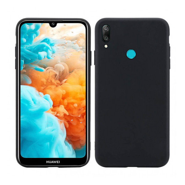 

Силиконовый чехол Candy для Huawei Y7 (2019) Черный (101585)
